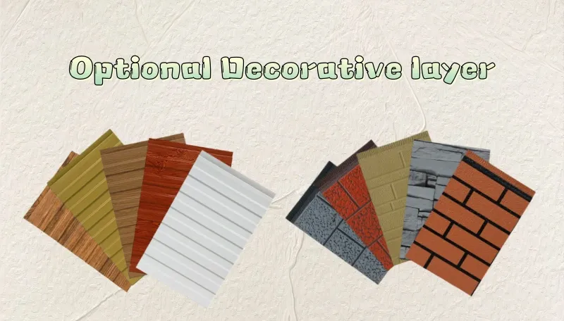 HN Premium Embossed Insulated Metal Siding: Decorative Exterior Wall Panels (Faux Brick, Wood & Stone Textures)