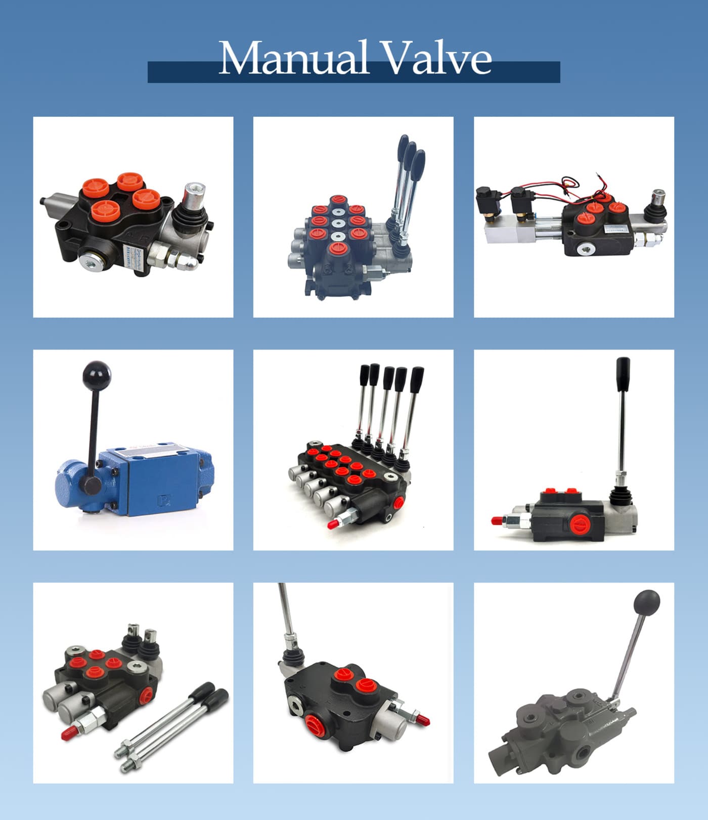 P40-4OT Hydraulic Directional Manual Flow Control Valve