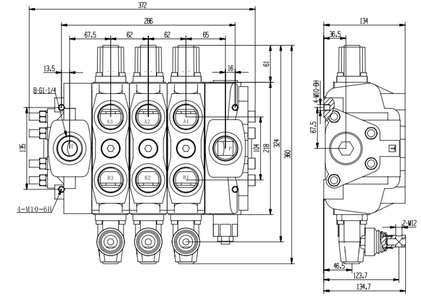 SD Series Manual Directional Control Valve High-Performance Hydraulic Precision for Industrial Applications with Spools
