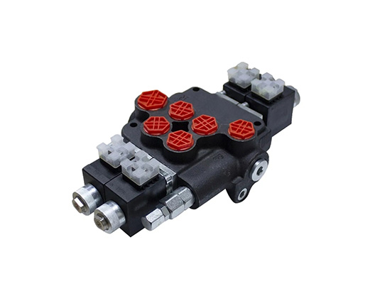 How do you adjust a hydraulic flow control valve?