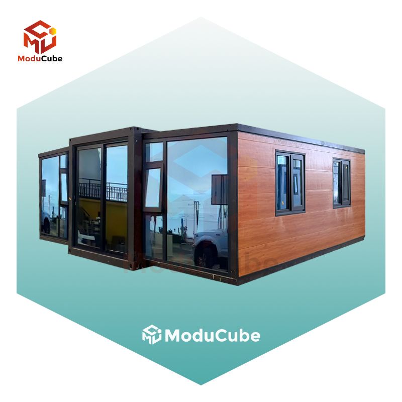 Expandable Container House with Glass Wall,Expandable Container House