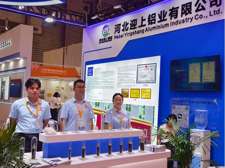 Focus sur Shanghai ! L'industrie de l'aluminium du Hebei Yingshang présente sa force lors du 12ème Salon international du câble industriel de Chine