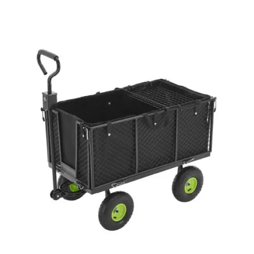 350KG Black color garden trolley cart