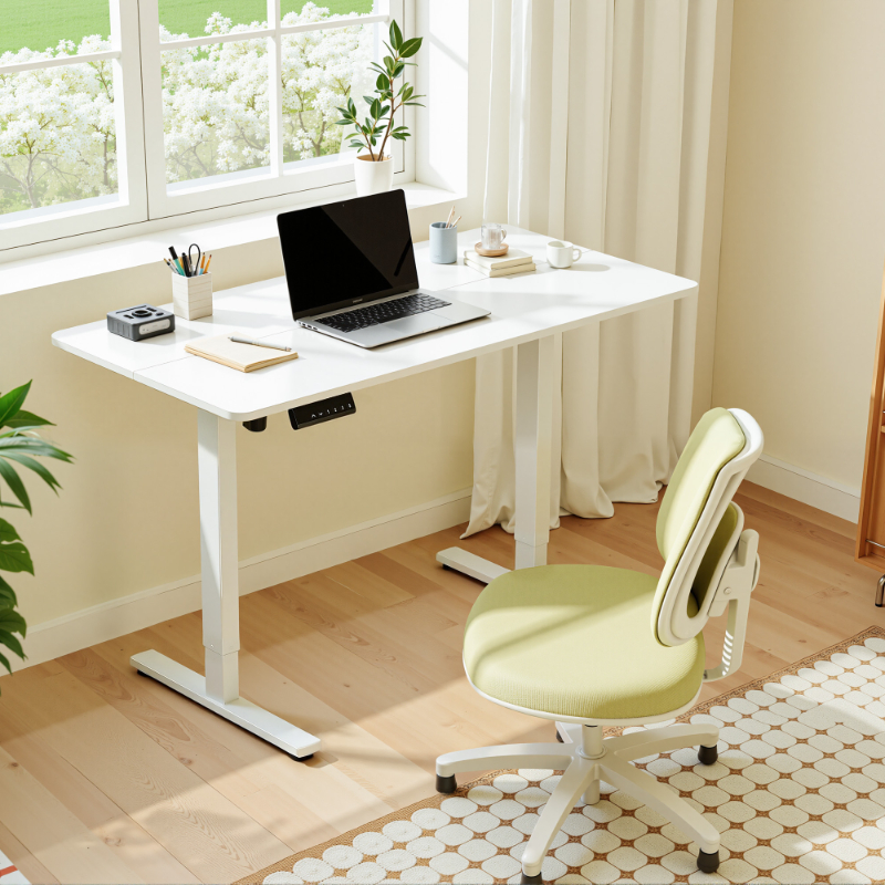 Standing Split Desk Single Motor Electric Lift Desk - Split-Board, 6-Key Controller with 3 ...