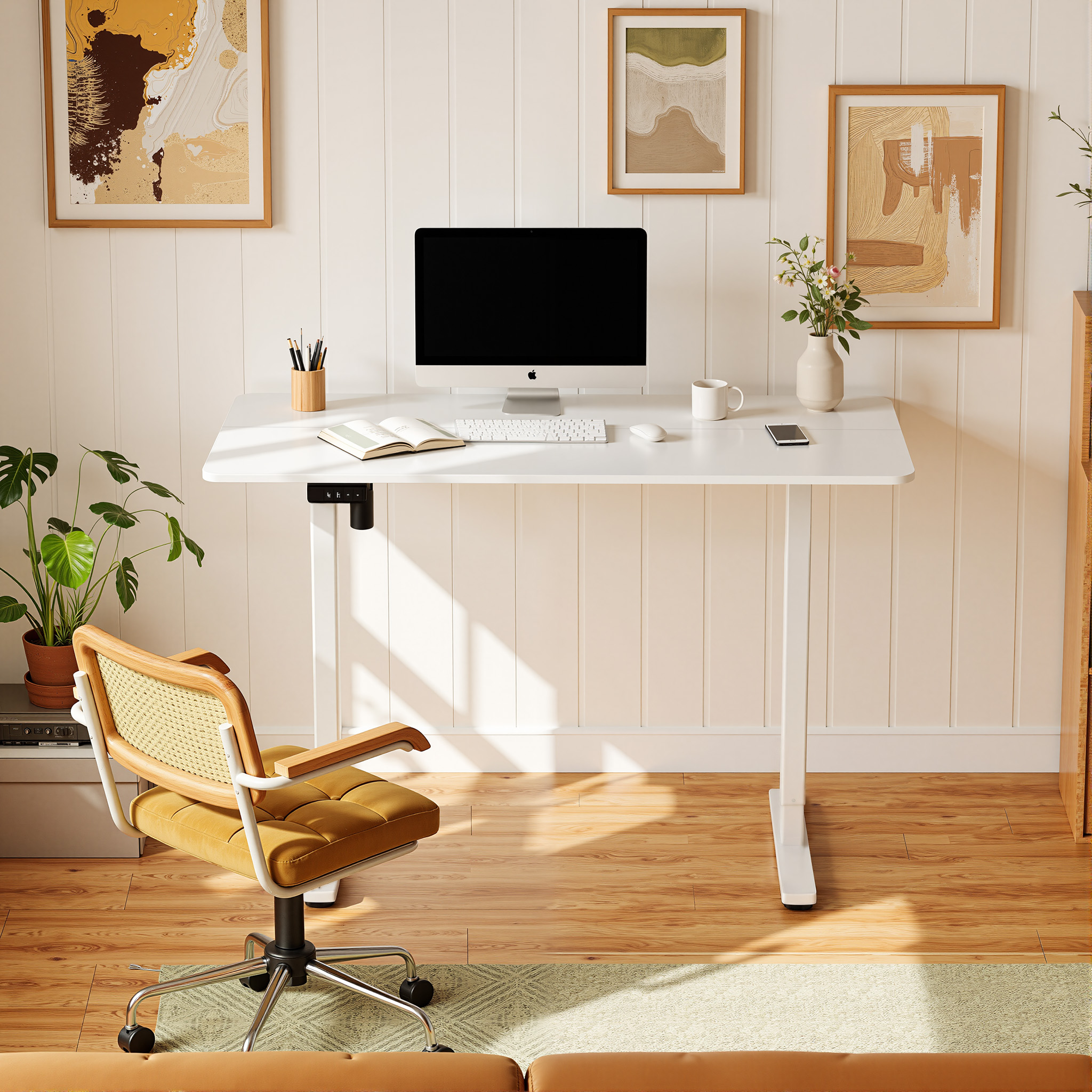 Standing Split Desk Split Boards Standing Desk - Ergonomic Electric Height-Adjustable Desk ...