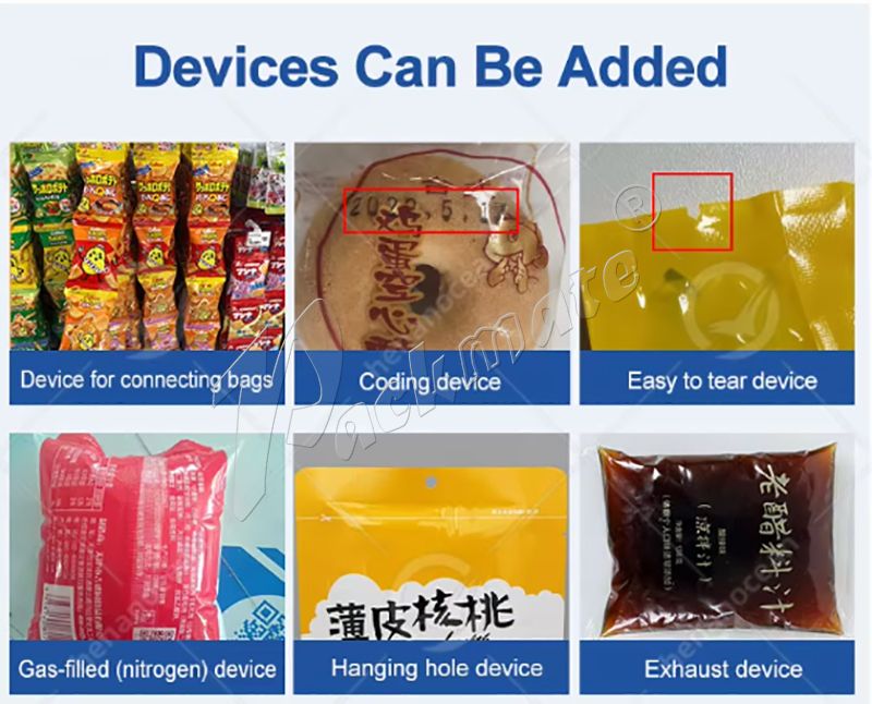 Fully compatible Multi-heads Combination Weighing and Packaging Integrated Packaging Production Line