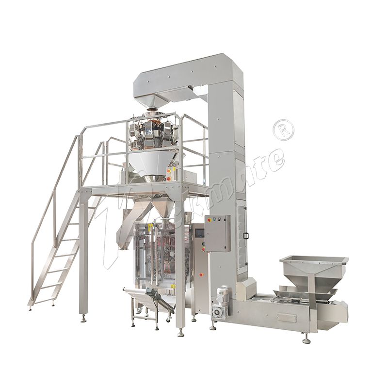 Fully compatible Multi-heads Combination Weighing and Packaging Integrated Packaging Production Line