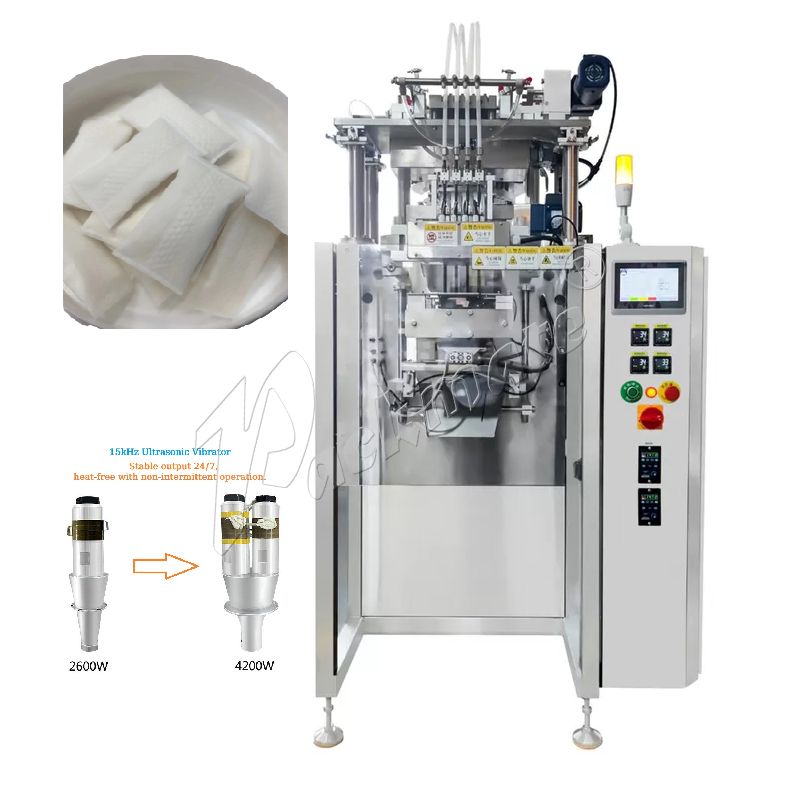 Ultrasonic Four Lanes Fully Automatic Support highest 45% Moisture Powder and Granule Packaging Machine