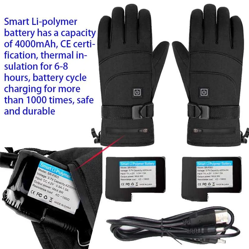 Electric heating gloves