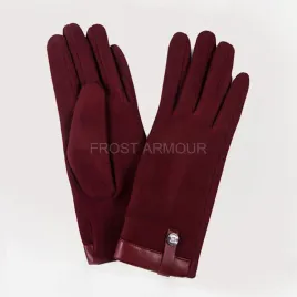 Модные плюшевые перчатки