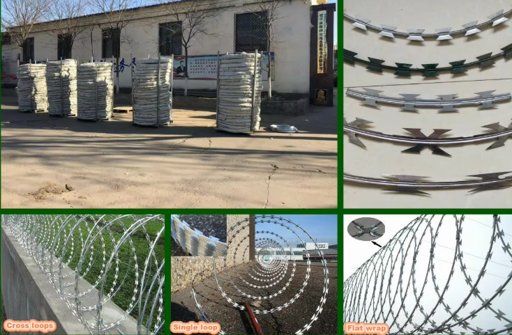 Barbed Wire Razor Wire Clip Barbed Wire razor Wire for Sale