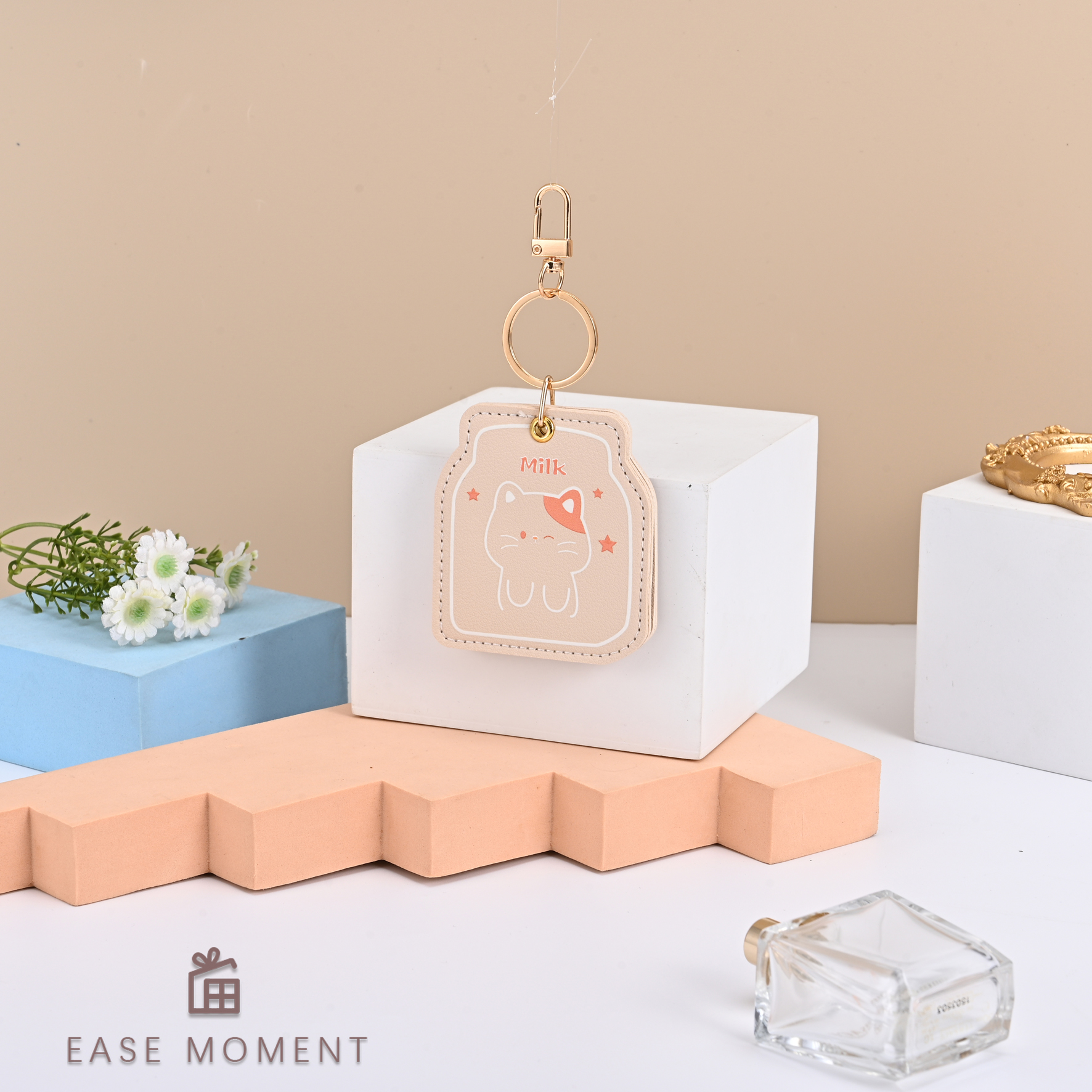 Hanging bag mirror