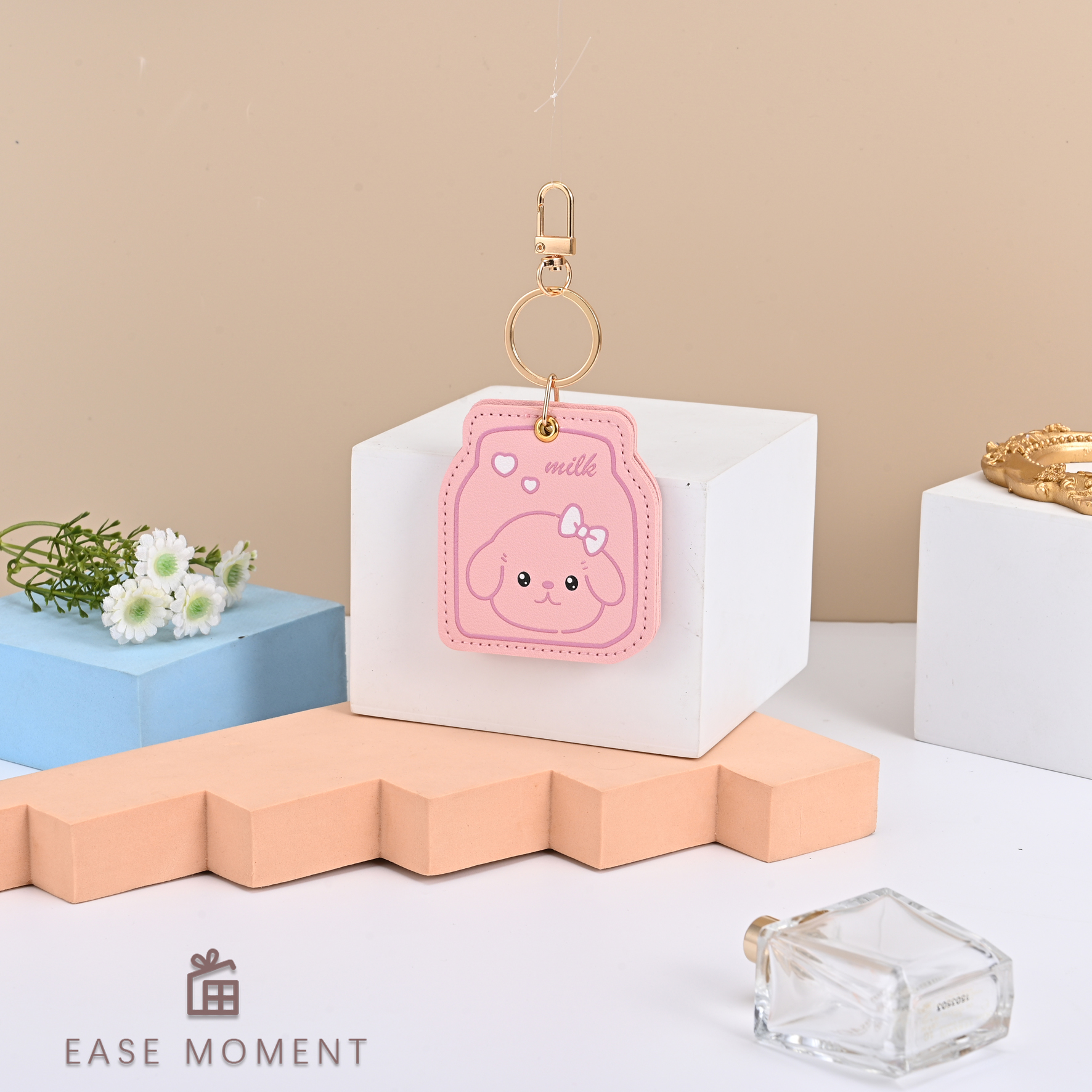 Hanging bag mirror