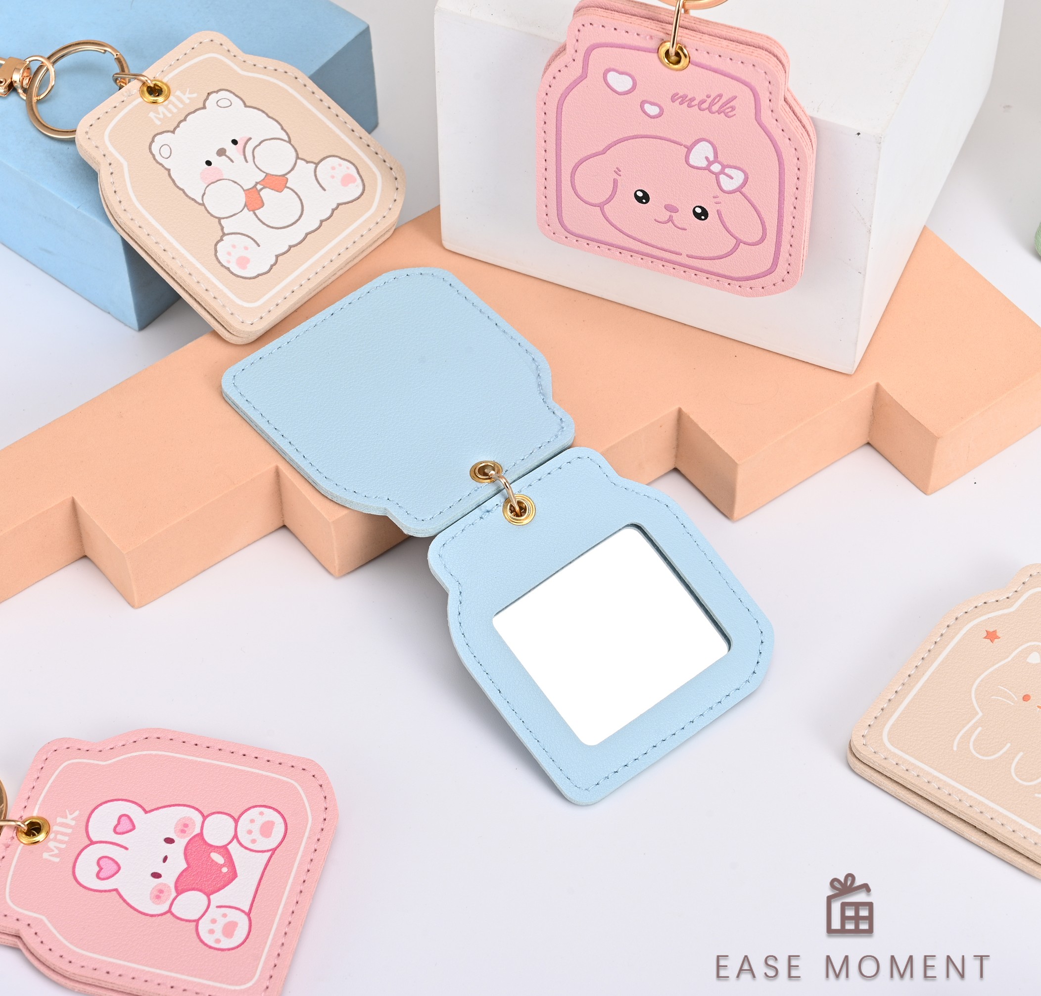 Hanging bag mirror