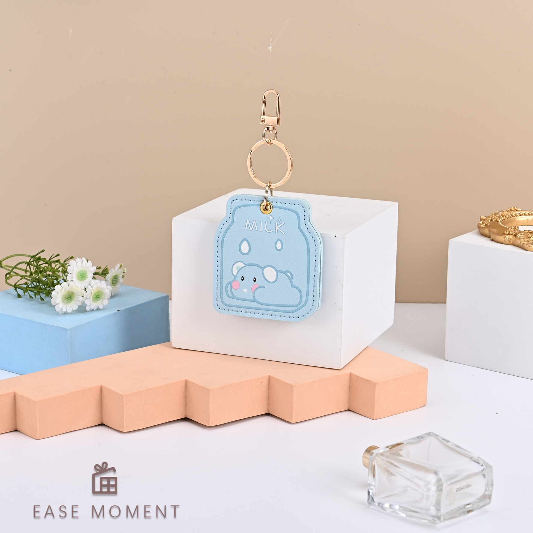 Hanging bag mirror