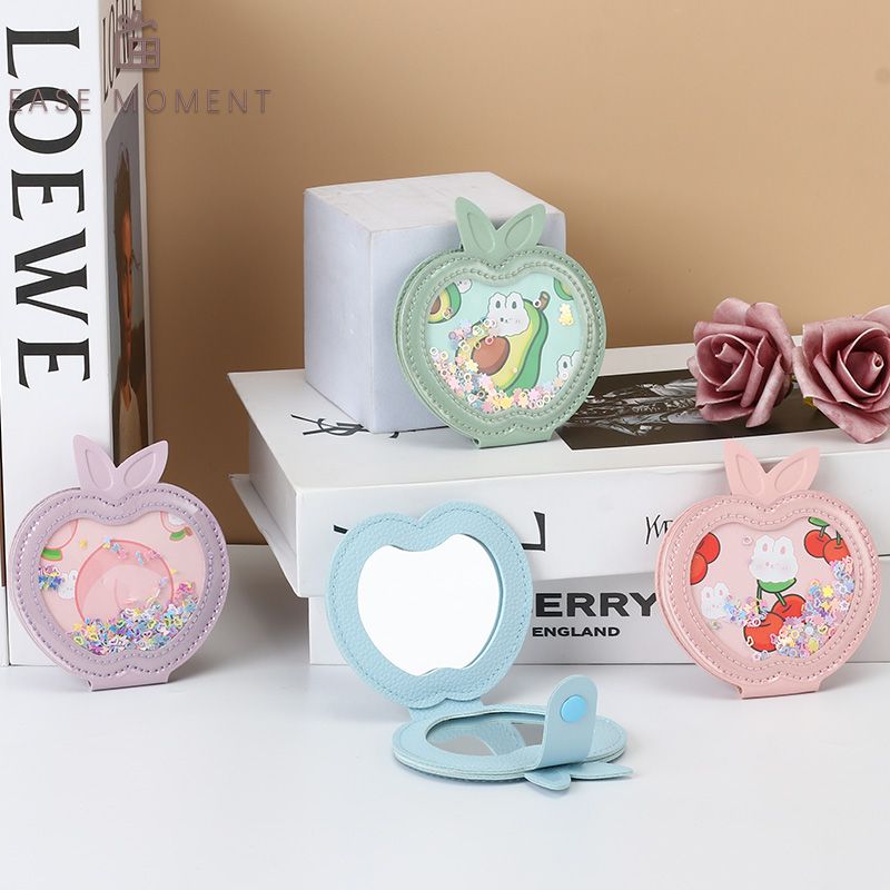 Button sewing magnifying glass mirror