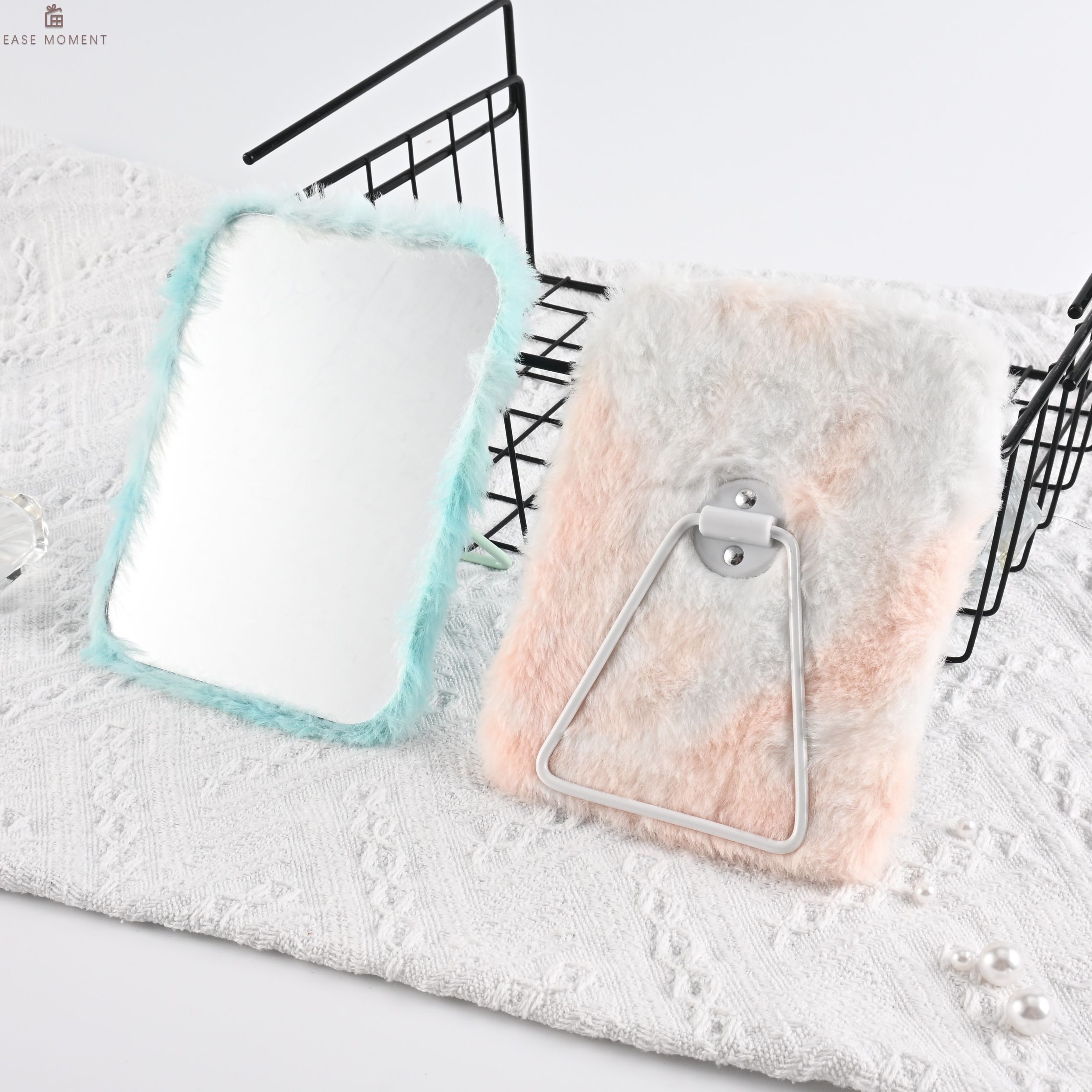 Customized plush upright mirror