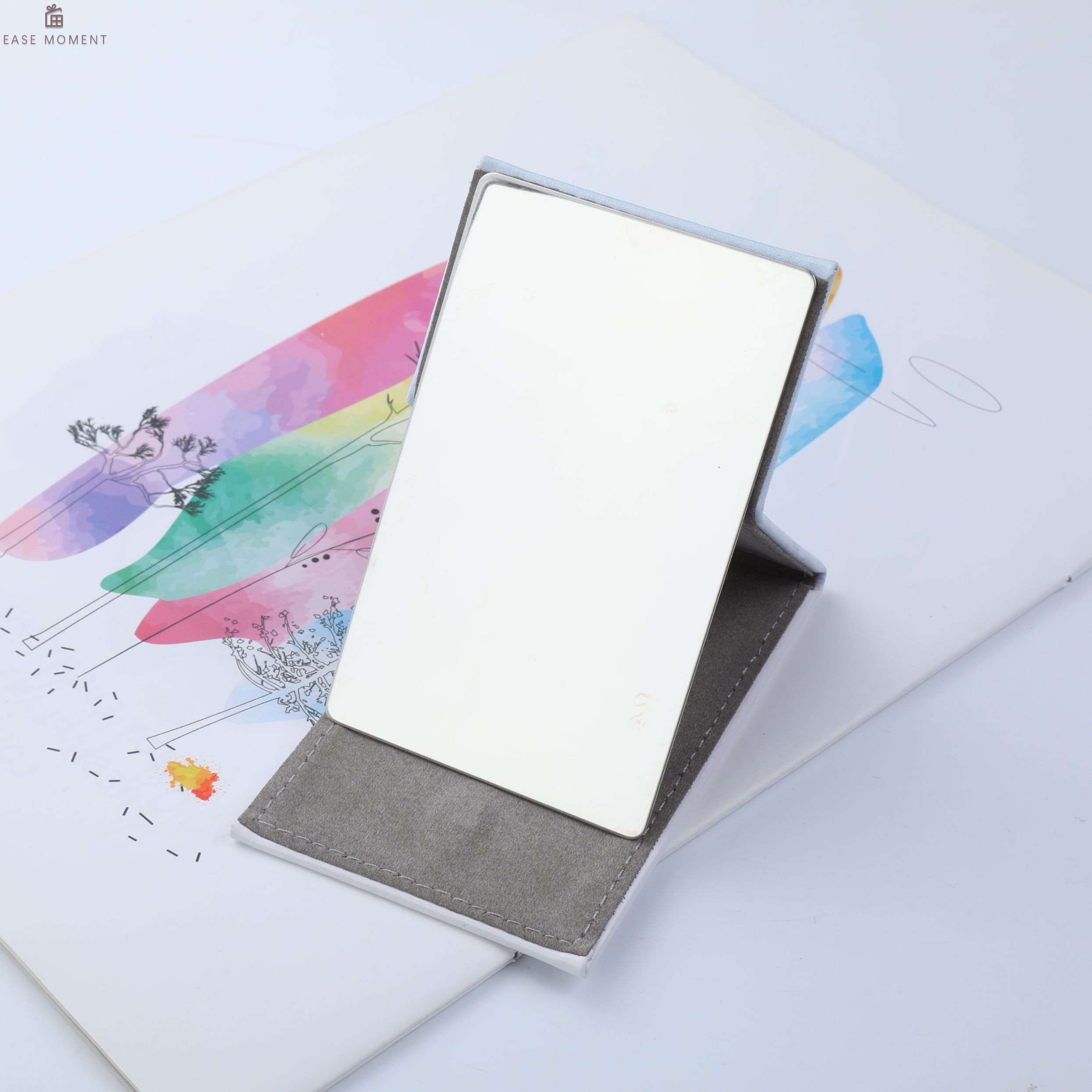 Foldable Mini Desktop & Pocket Mirror
