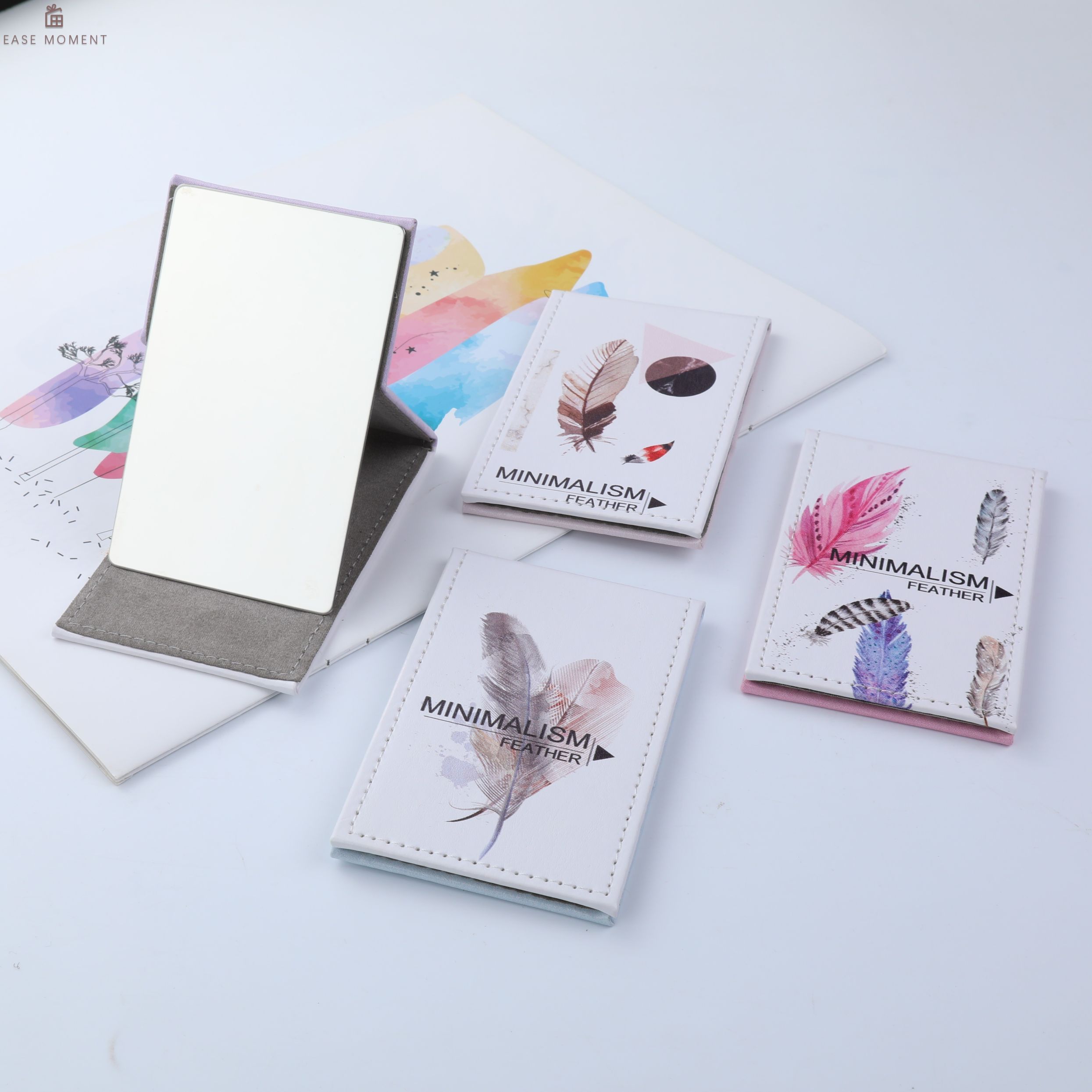 Stainless Steel Desktop Portable Mirror