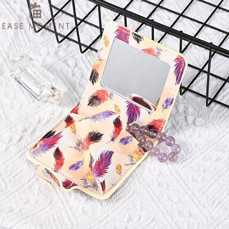 Earphone Bag/Lipstick Bag with Small Mirror