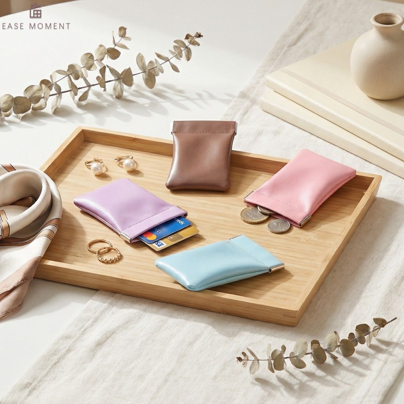 Custom Style Slim Leather Pouch