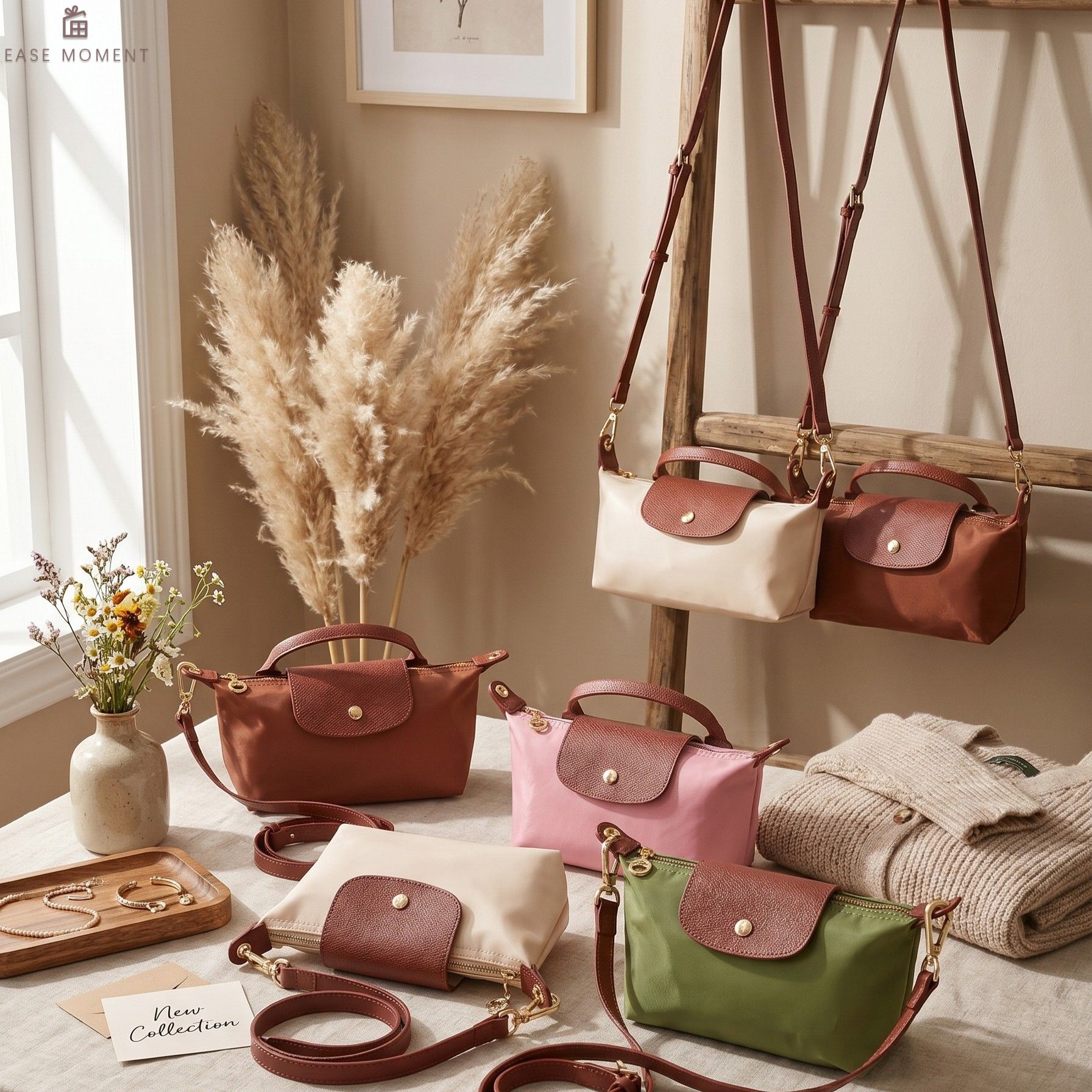 Custom Multi-Use Splicing Shoulder Handbag | 250×110mm Lightweight 118g