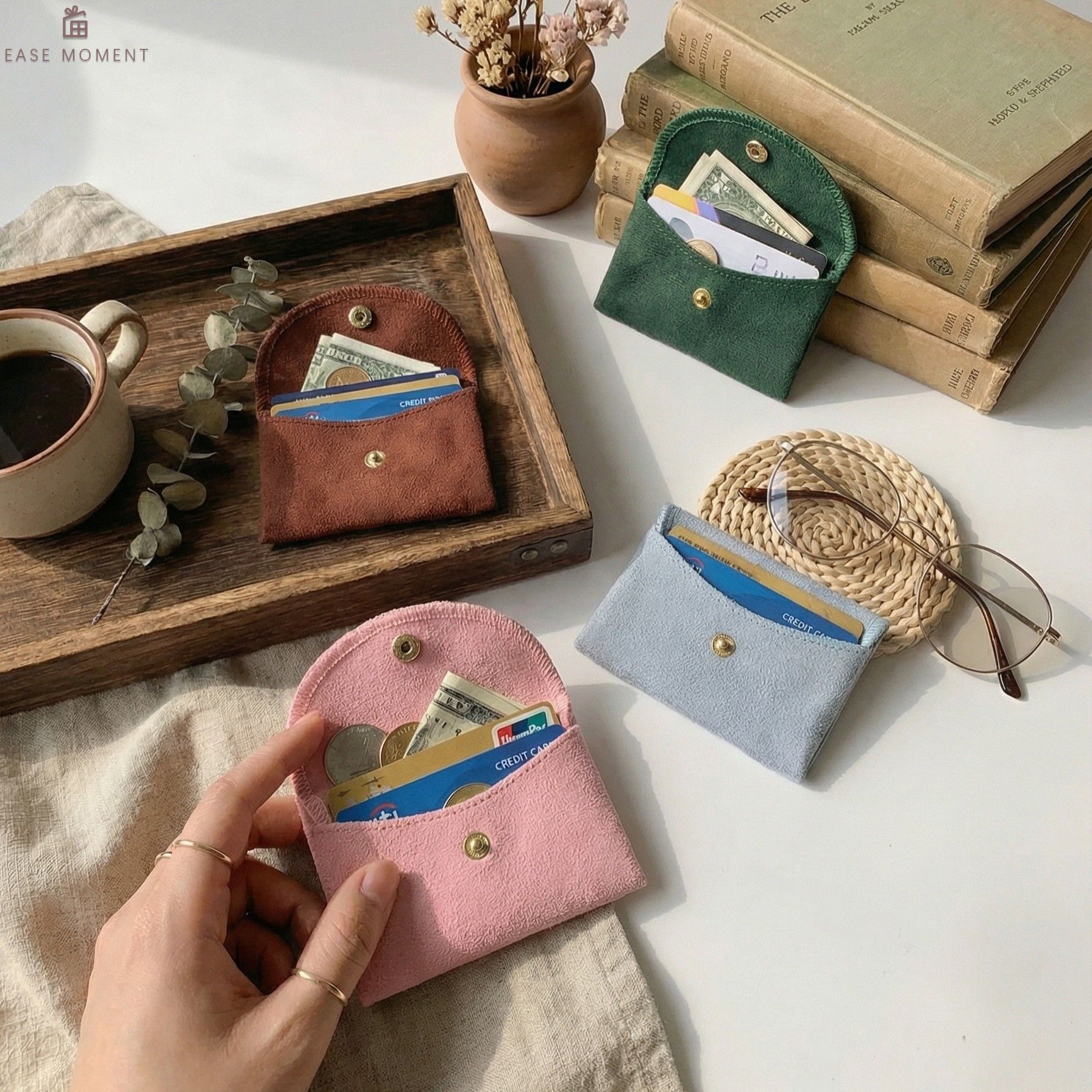 Custom Soft Mini Suede Pouch