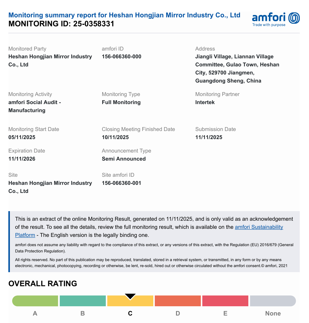 BSCI Certification Successfully Renewed