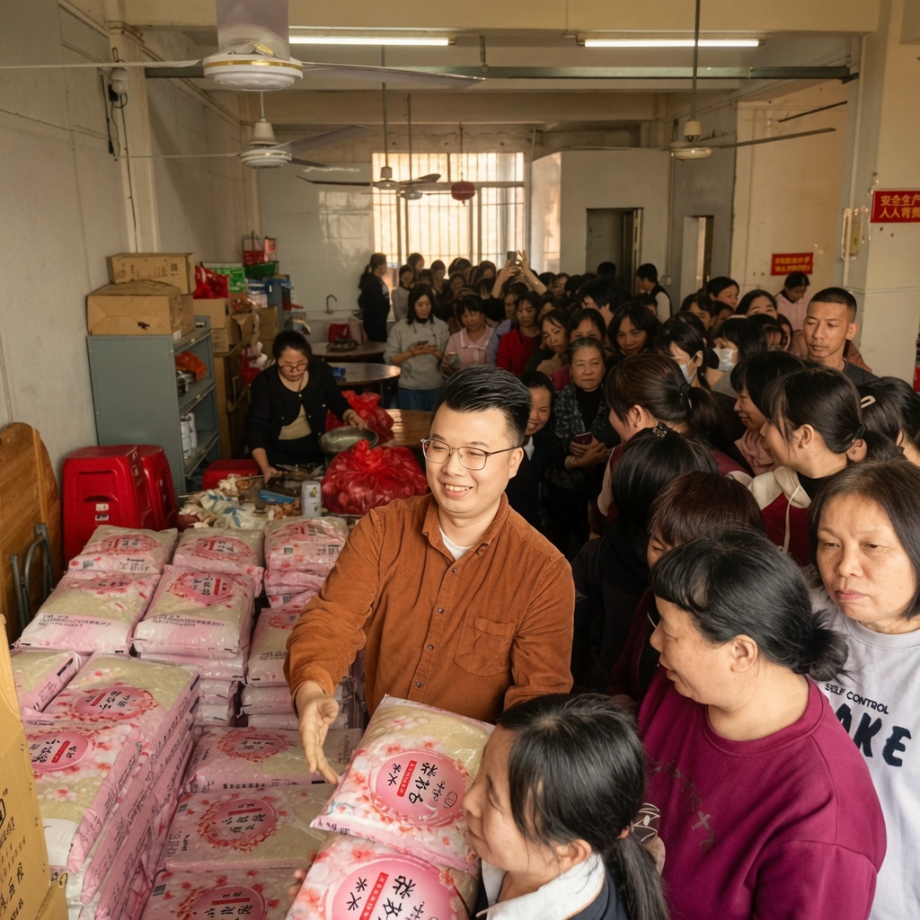 Warm Year-End Gratitude: Factory Rice & Oil Distribution Ceremony