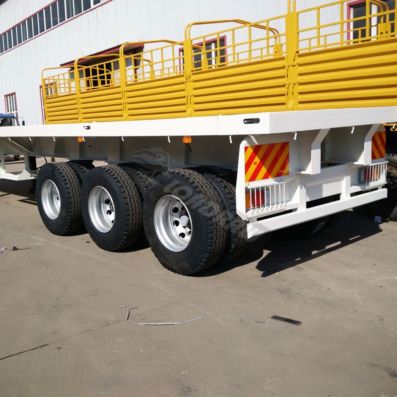 20FT & 40HQ Flatbed Container Transport Trailer