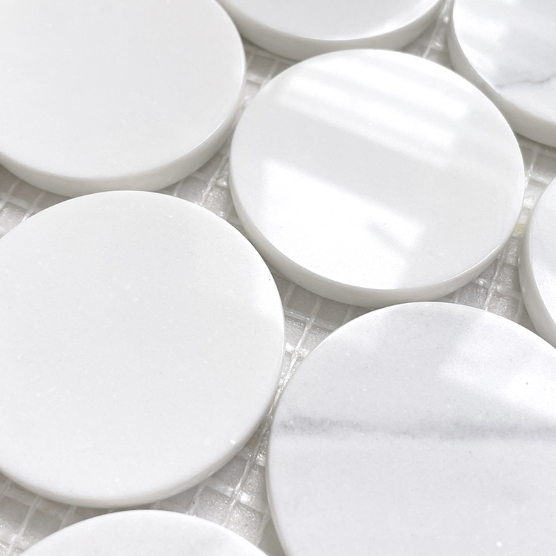 Recycle Glass, Glass Mosaic, Circle Mosaic, Wall Tile, Floor Tile
