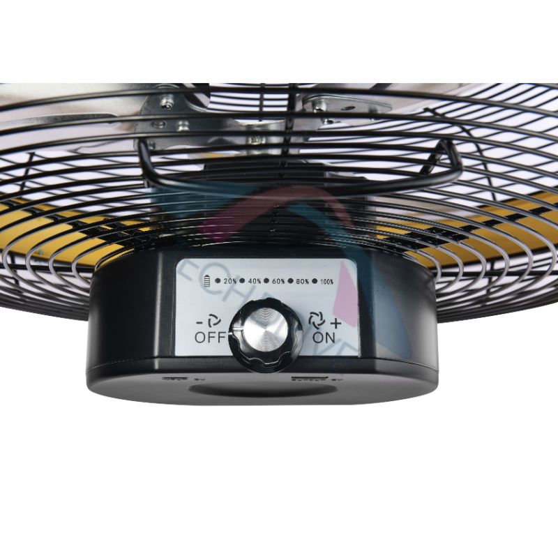 14 Inch DC Motor Battery Floor Fan