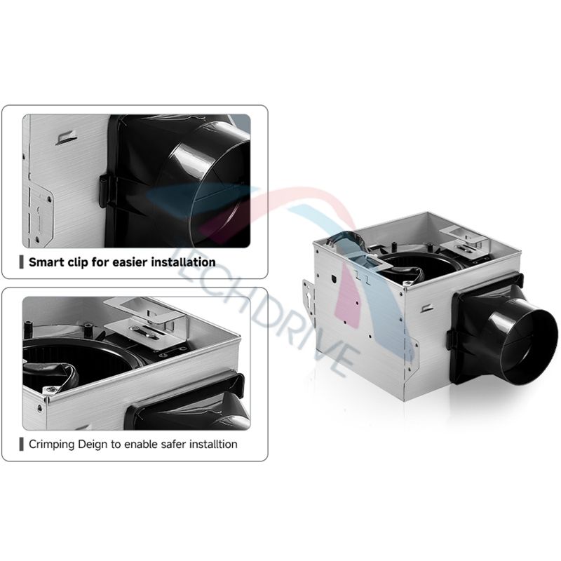 Siri Kipas Bilik Mandi Ultra Quiet 60-110CFM