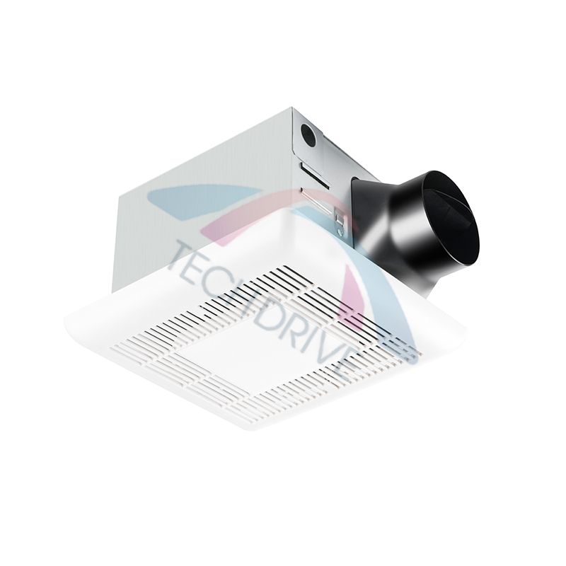 Kipas Bilik Mandi Super Quiet 110CFM 1.5Sones dengan lampu LED