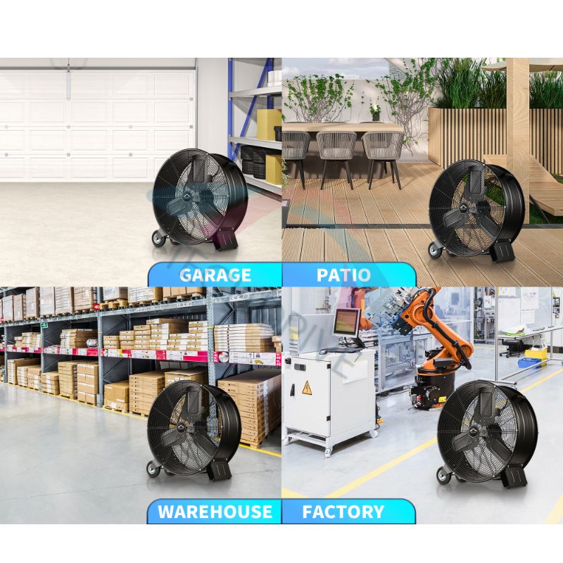 24” 2 speed Heavy Duty Shop Fan