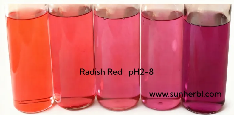 Radish Color Chart Red Radish Color food color,pigment