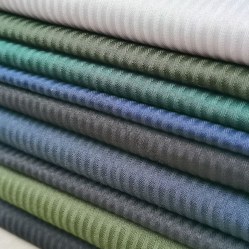100% Pure Polyester Herringbone Pocket Fabric , Herringbone Pocket Fabric