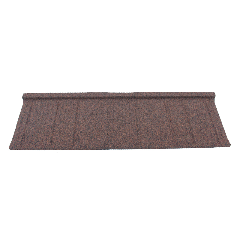 Telha metálica revestida com pedra Shake Tile