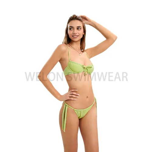 New Design Beachwear Shinny Underwire Bikini