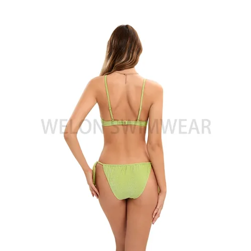 New Design Beachwear Shinny Underwire Bikini