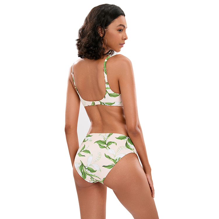 Women V-Front Bandeau Bikini Set