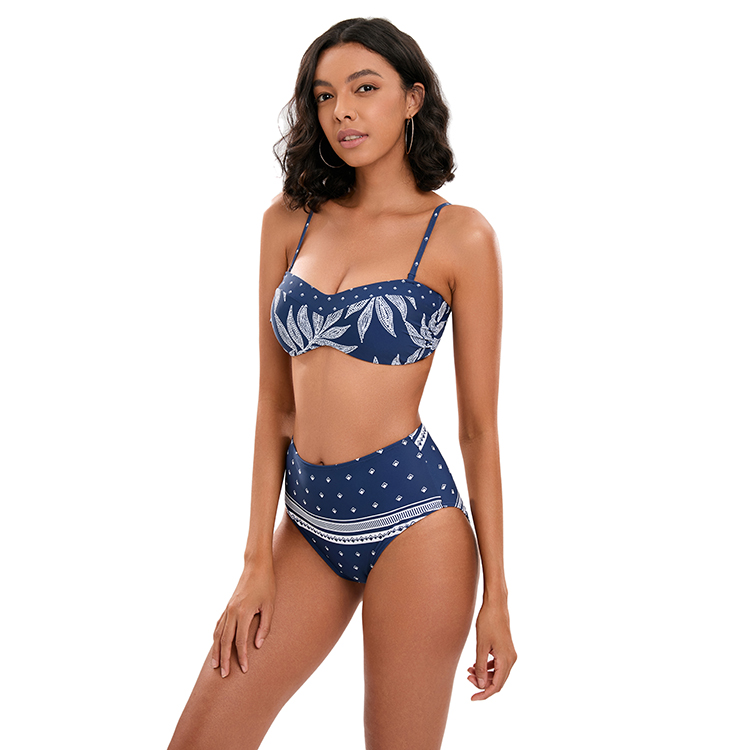 Bustier Bandeau Bikini Swimwear