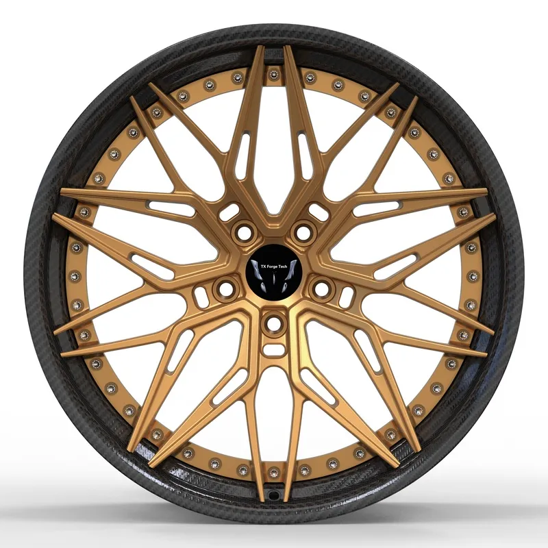 Custom Monoblock Wheels 17-19 Inch Carbon Fiber Rims.