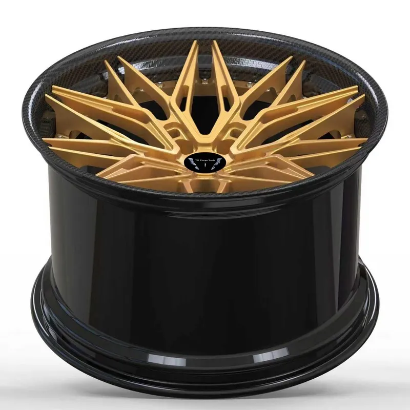 Custom Monoblock Wheels 17-19 Inch Carbon Fiber Rims.