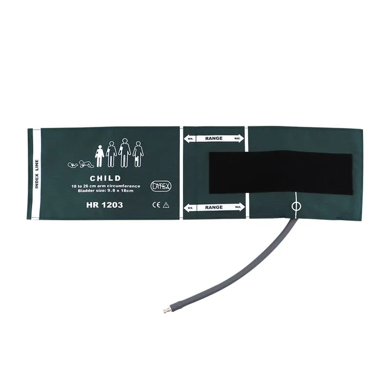 Brazalete de presión arterial verde oscuro compatible de fábrica