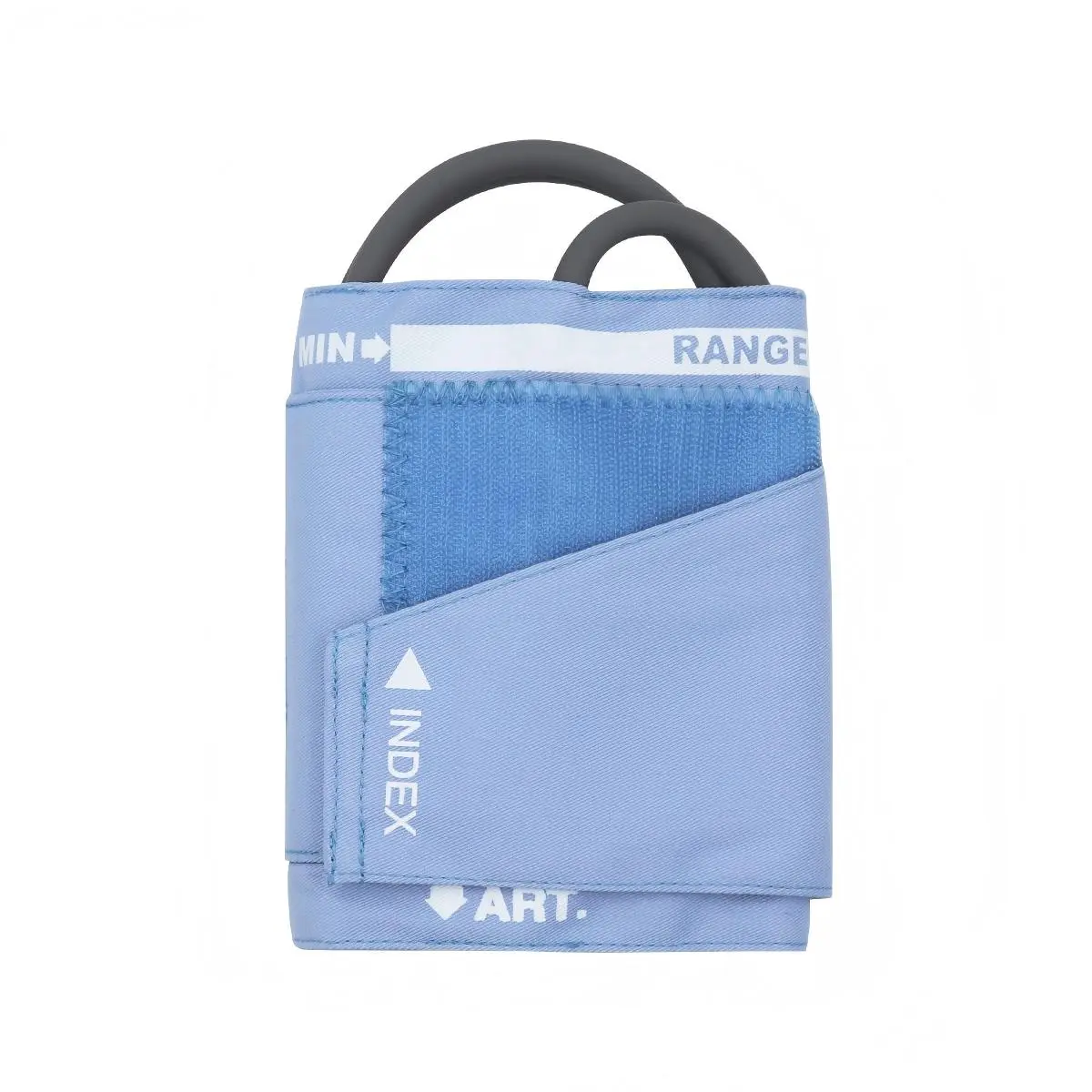 Manguito de presión arterial ambulatoria producido en fábrica de color azul claro