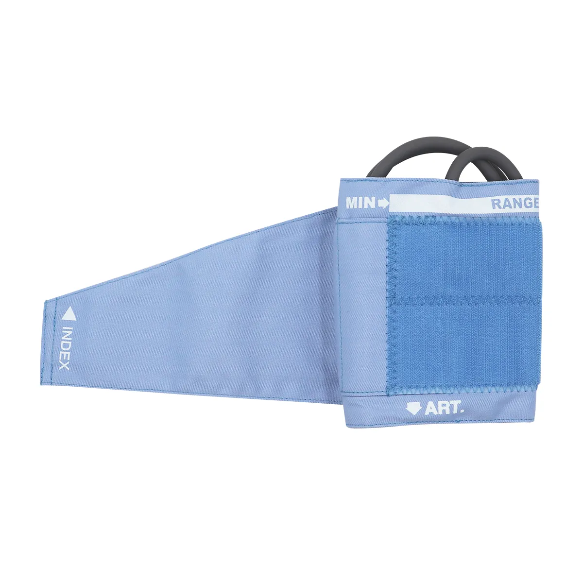 Manguito de presión arterial ambulatoria producido en fábrica de color azul claro