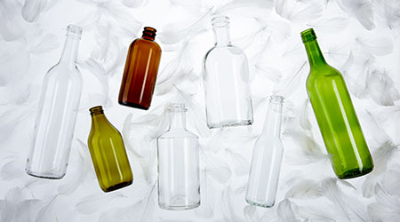 Glass bottle with lighter weight lead to the future
