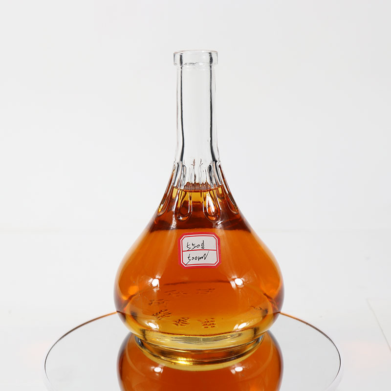 NC155 500ml 550g Wholesale Glass Liquor Bottle