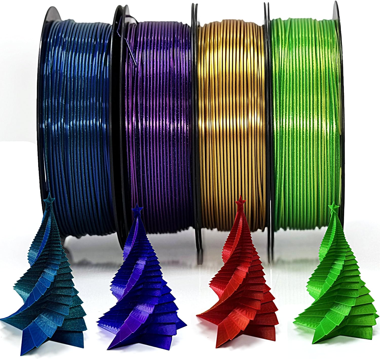Pla String Silk PLA Bundle Multicolor Filament4 Spool 200g Each